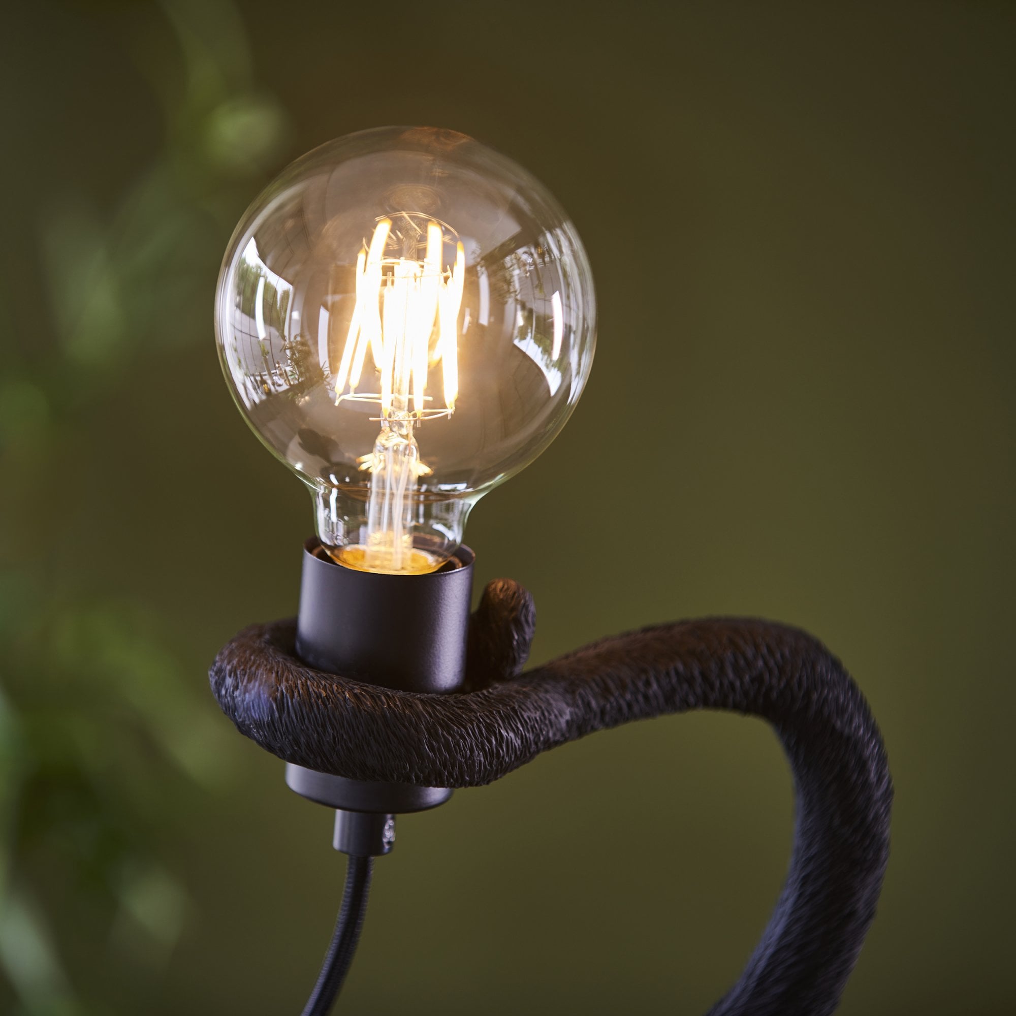 Endon Capuchin Single Table Light - Matt Black