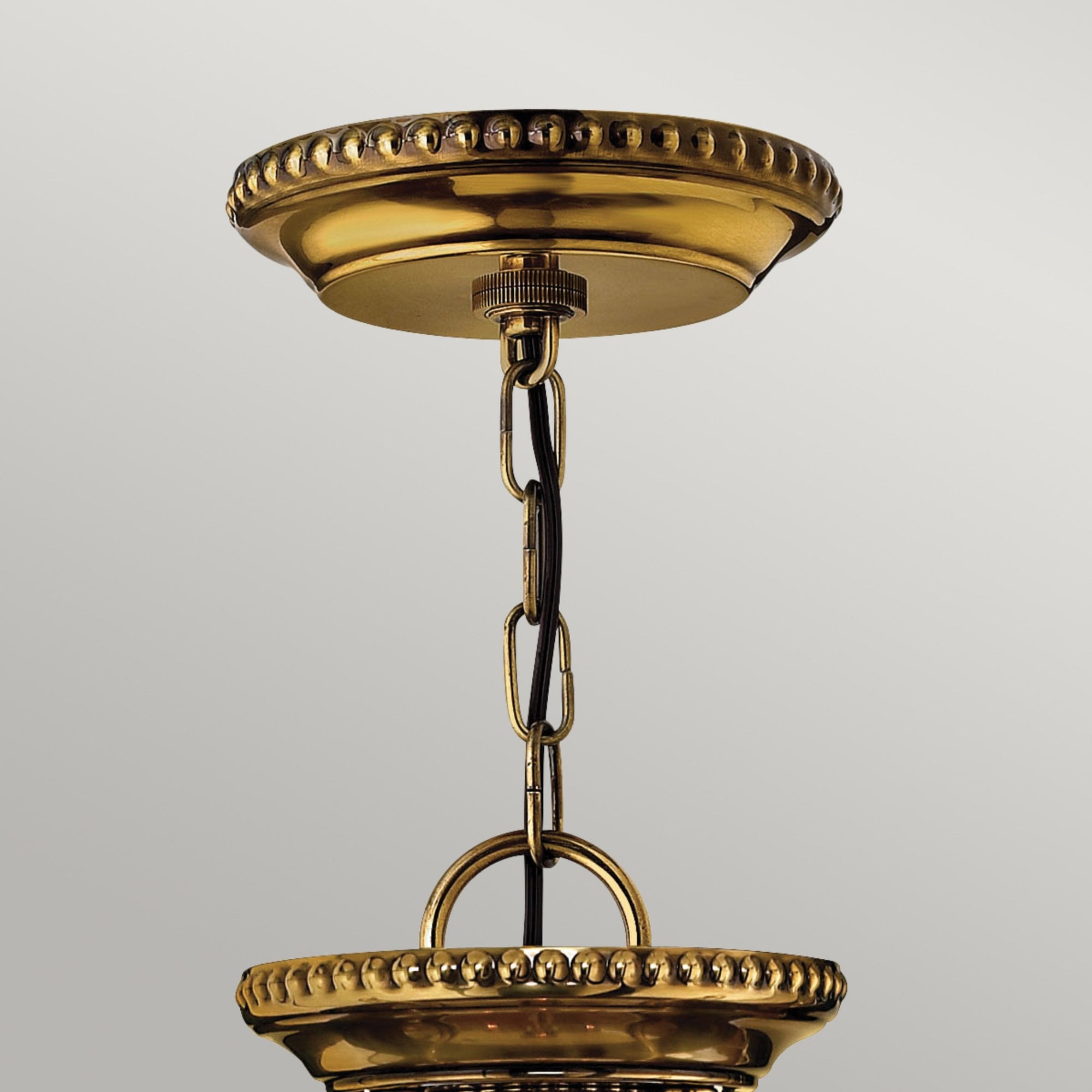 Hinkley Cambridge 3 Light Small Pendant - Burnished Brass