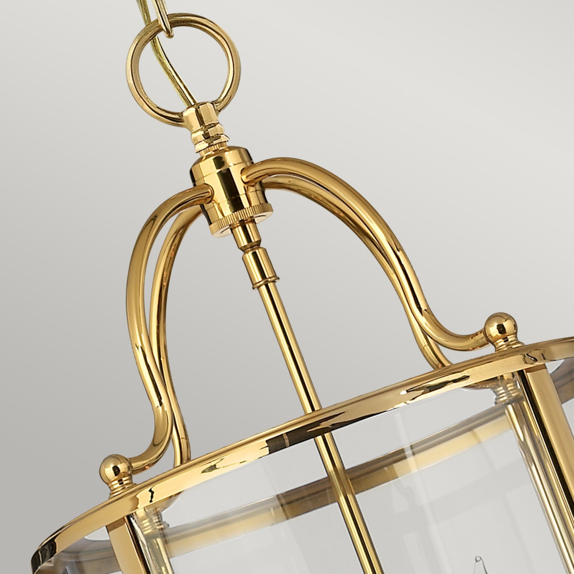 Hinkley Gentry 4 Light Medium Pendant - Polished Brass