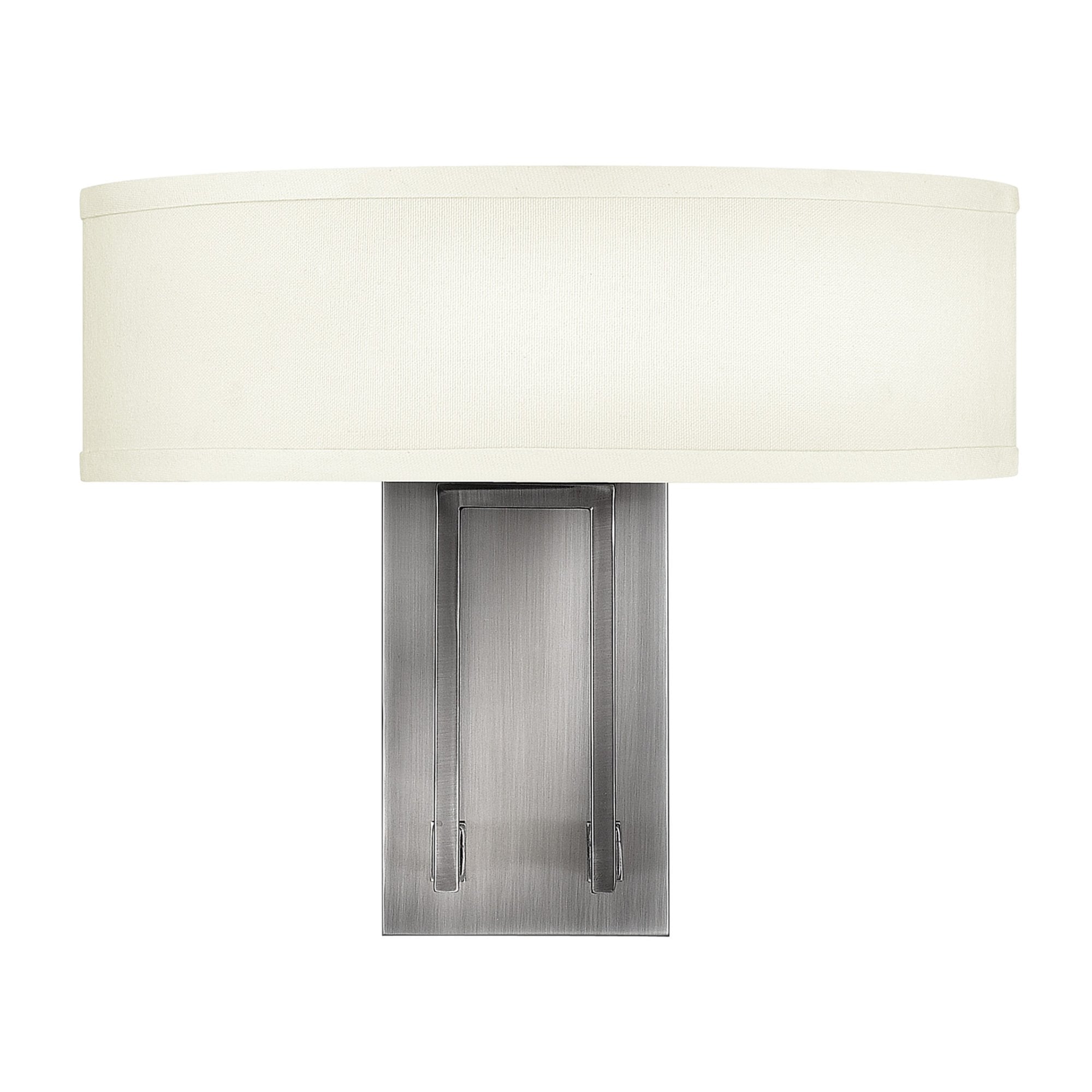 Hinkley Hampton 2 Light Wall Light - Antique Nickel