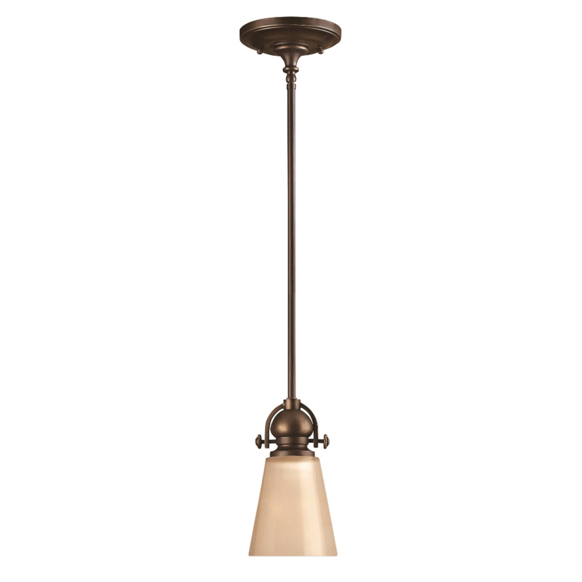 Hinkley Mayflower Single Narrow Mini Pendant  - Olde Bronze