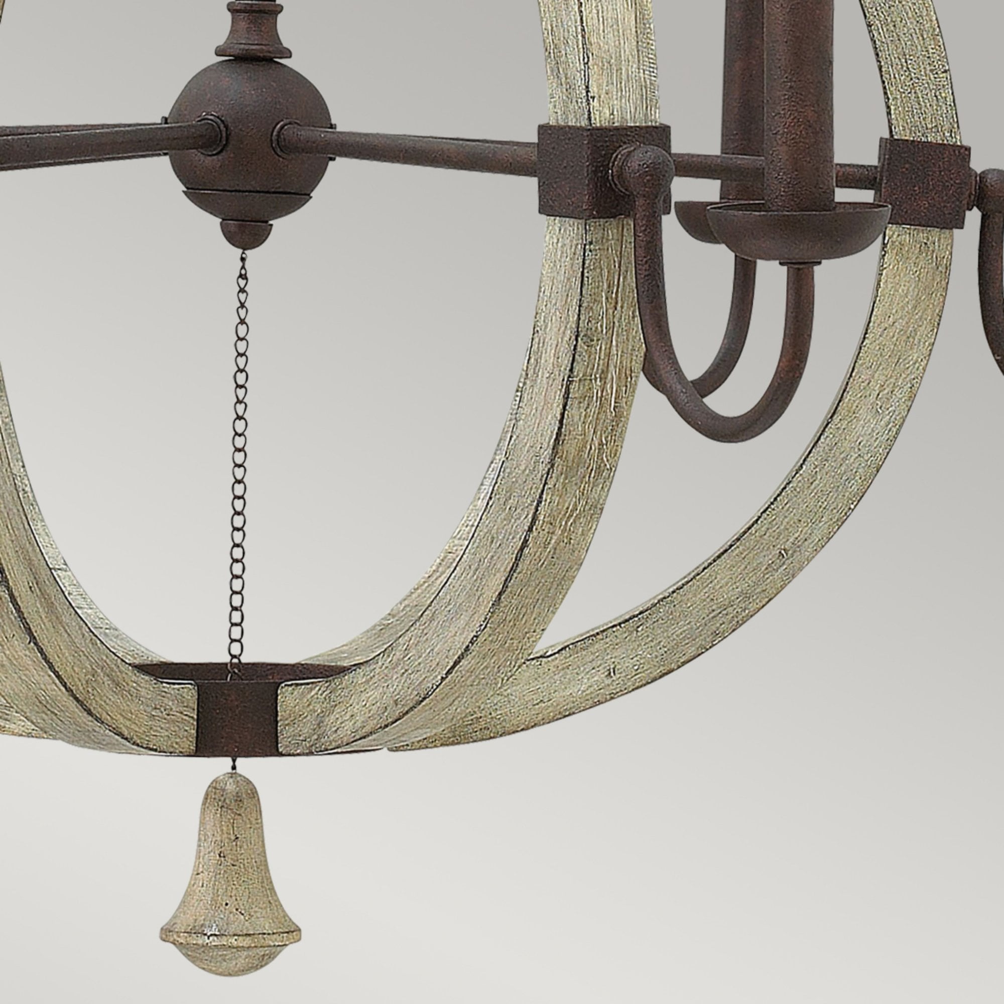 Hinkley Middlefield 6 Light Chandelier  - Iron Rust