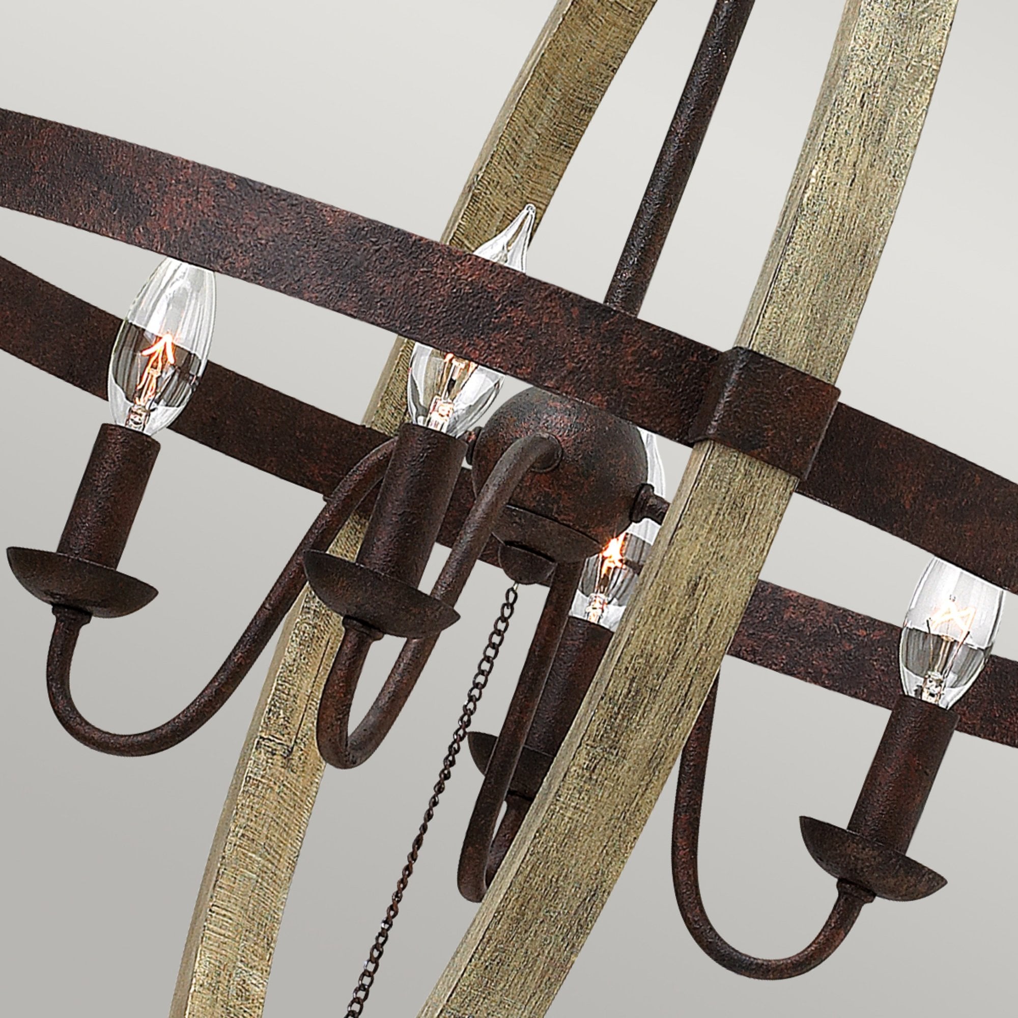 Hinkley Middlefield 4 Light Chandelier  - Iron Rust