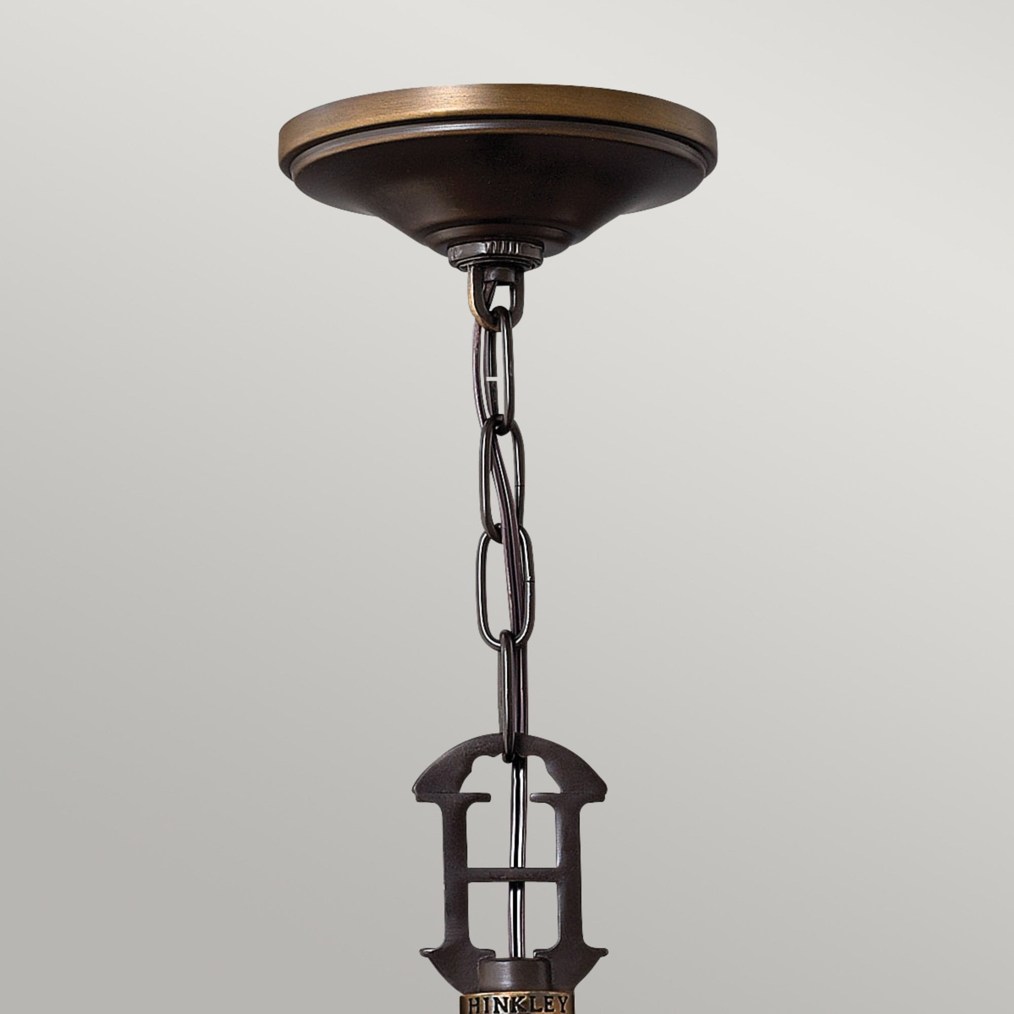 Hinkley Plymouth 3 Light Chandelier - Olde Bronze