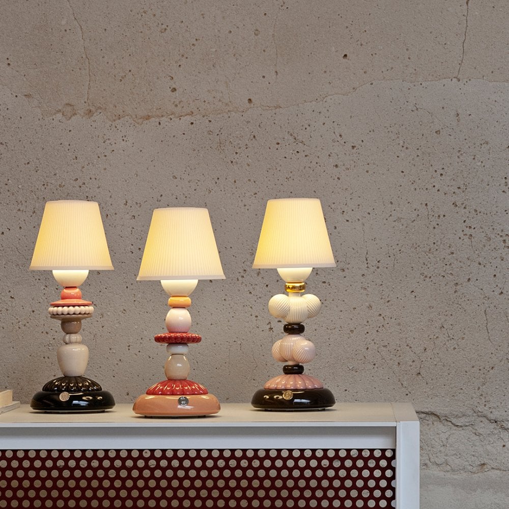Lladro Sunflower Firefly Table Lamp - Black