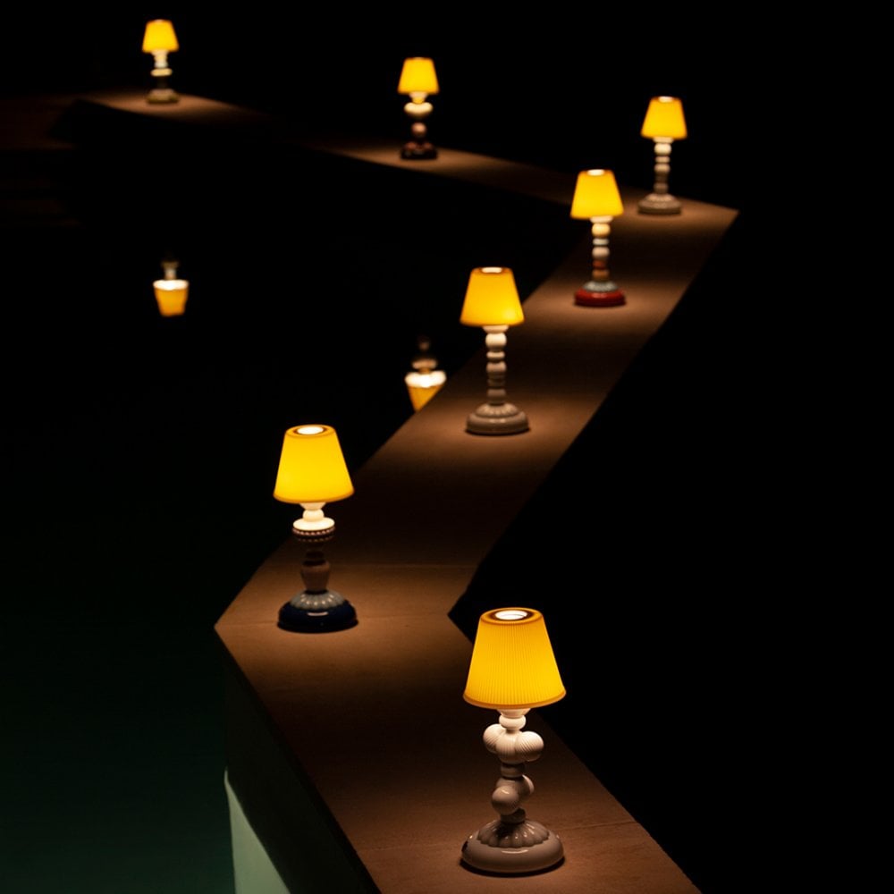 Lladro Sunflower Firefly Table Lamp - Black