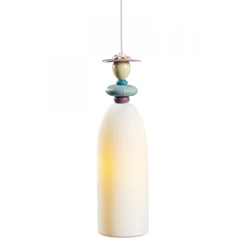 Lladro Mademoiselle Hanging Lamp - Celia