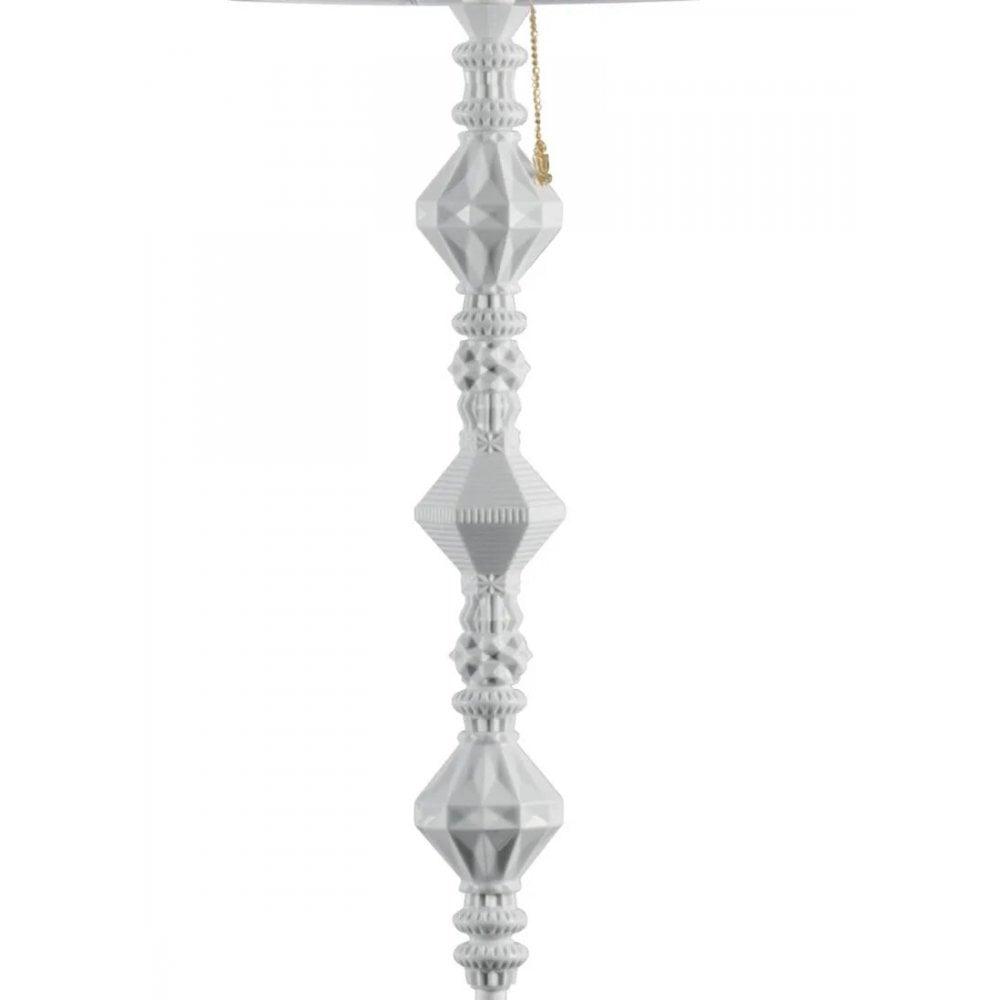 Lladro Belle De Nuit Floor Lamp II - White