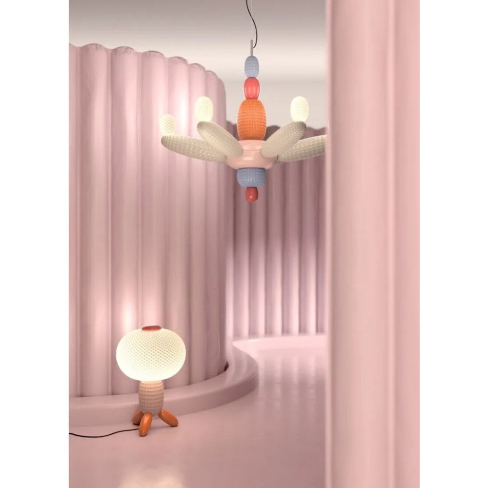 Lladro Soft Blown Chandelier - Pink