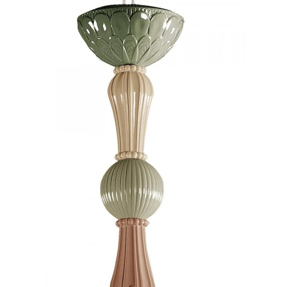 Lladro Ivy & Seed Medium Flat 16 Light Chandelier - Spices