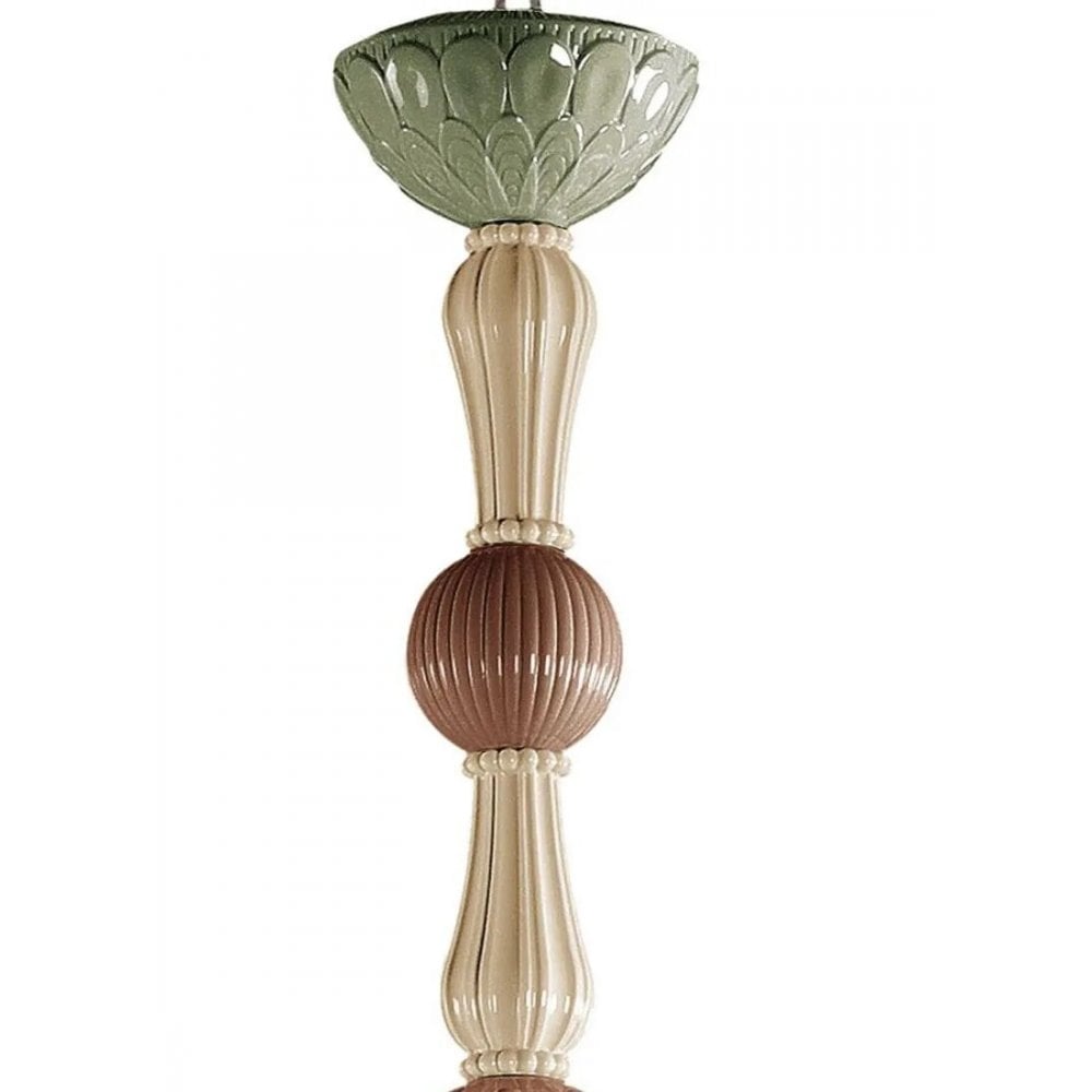 Lladro Ivy & Seed Large Flat 16 Light Chandelier - Spices