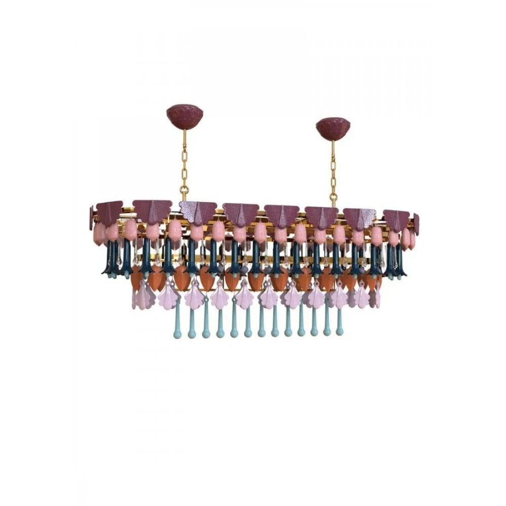 Lladro Seasons 150cm Oval Chandelier - Fall