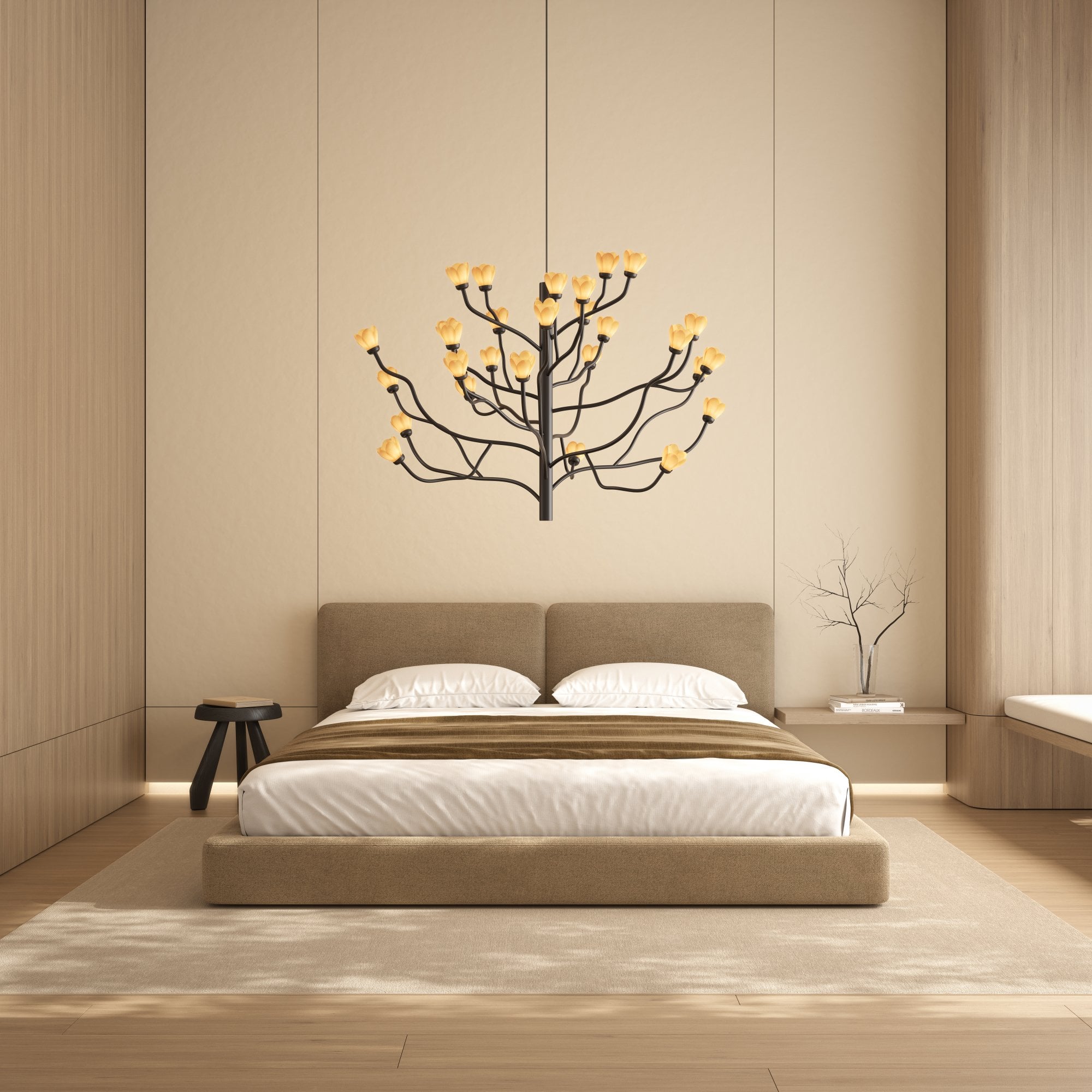 Lladro Mokuren Chandelier