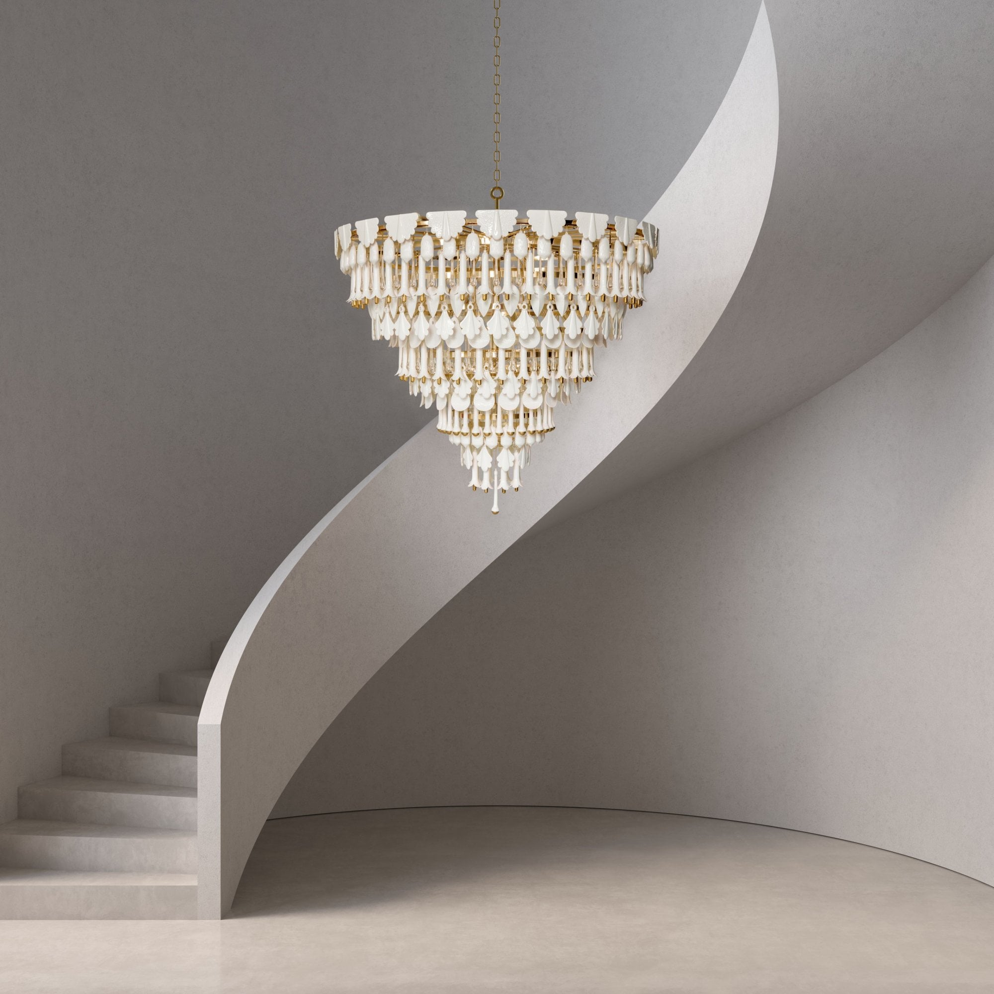 Lladro Seasons 140cm Chandelier - Sunrise