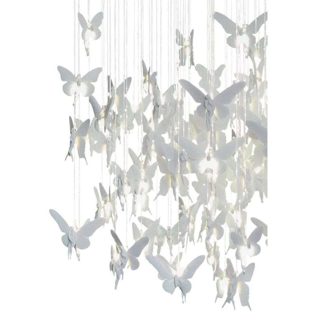 Lladro Niagara Chandelier 1.35m - White