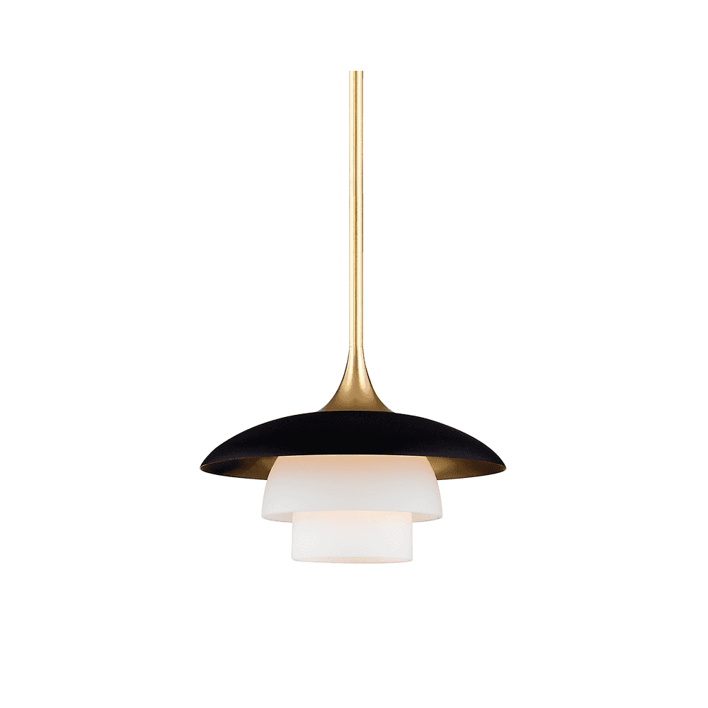 Hudson Valley Barron 1 Light Pendant - Aged Brass