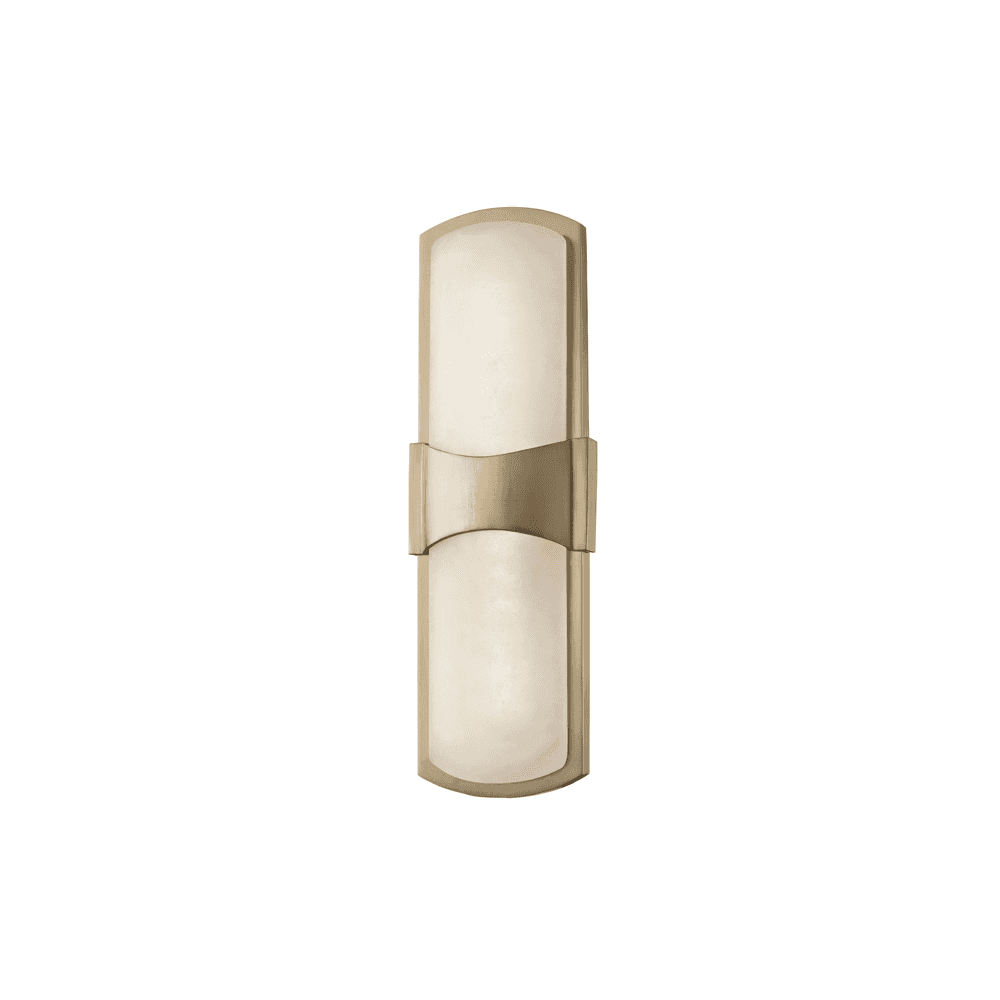 Hudson Valley Valencia 38cm LED Wall Sconce Light - Aged Brass