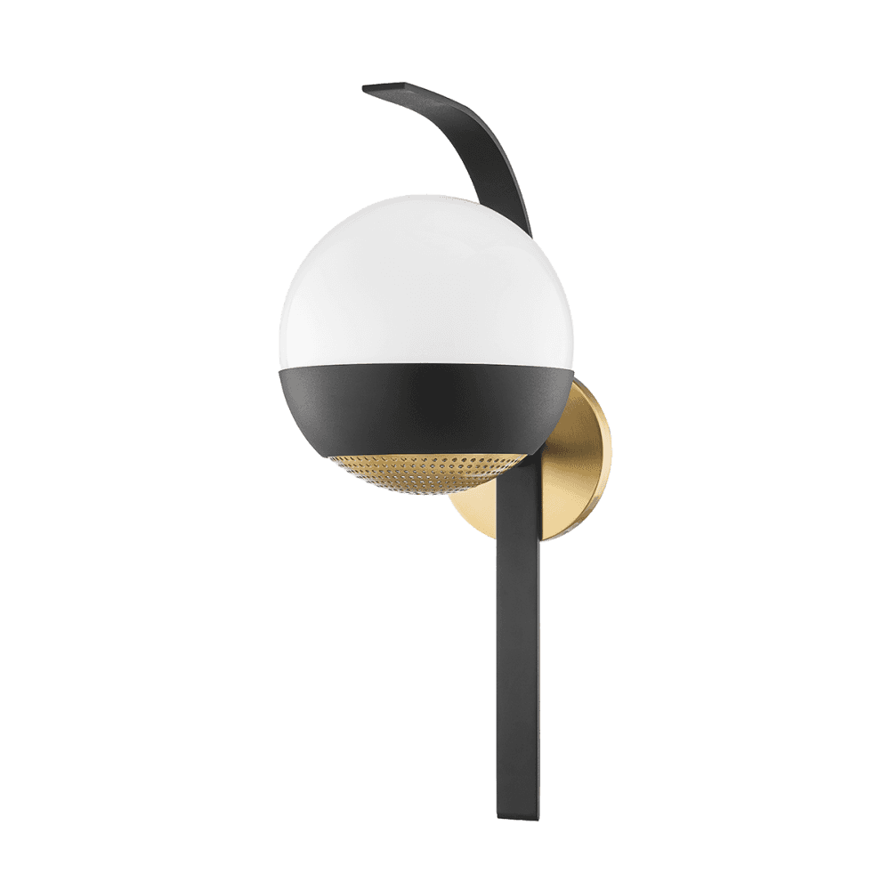 Mitzi Aly 1 Light Wall Sconce Light - Aged Brass & Black