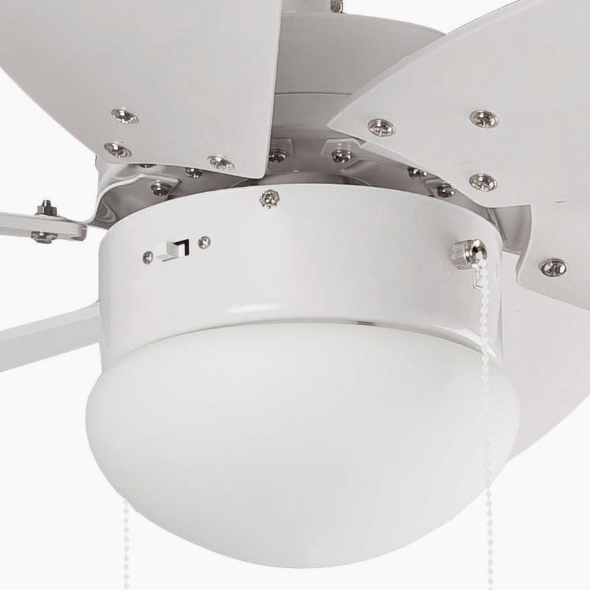 Faro Palao Small Fan - White