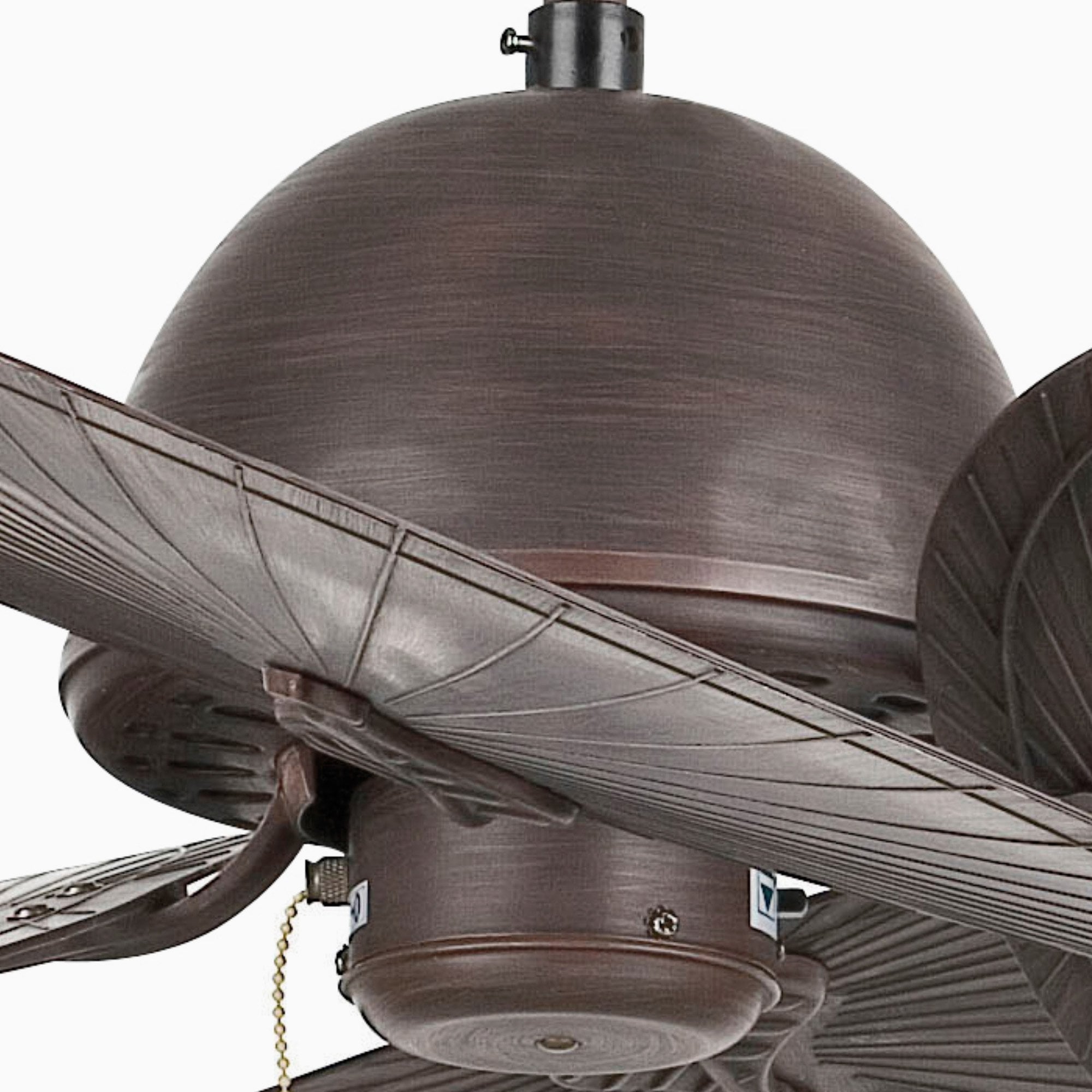 Faro Cuba Large Fan - Brown