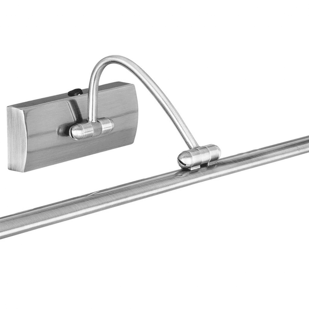 Searchlight Banner Large Picture Light - Satin Silver