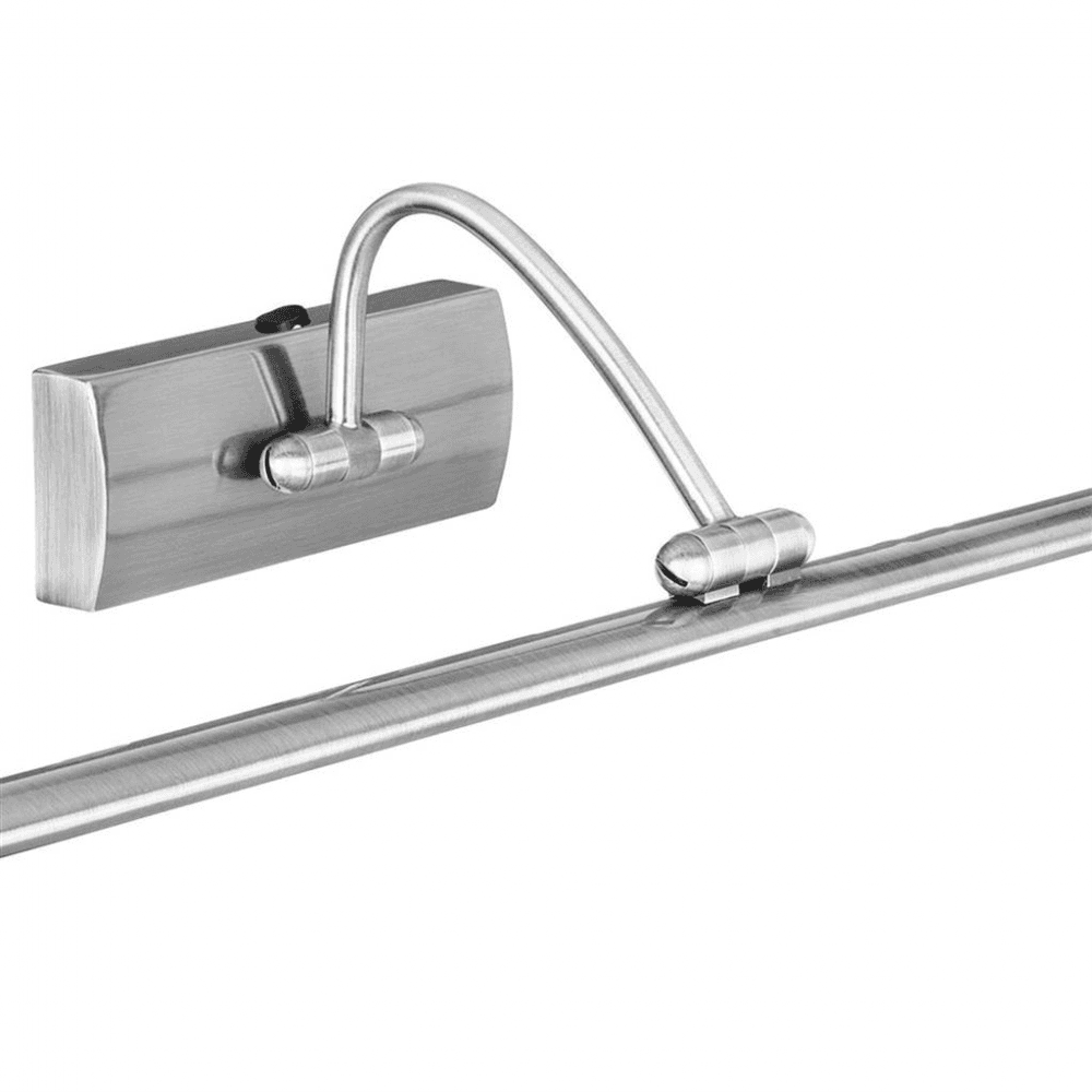Searchlight Banner Small Picture Light - Satin Silver