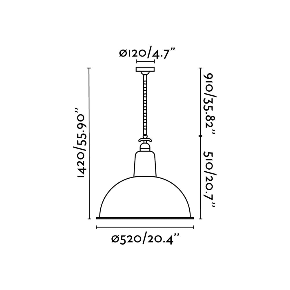 Faro Lou Pendant - Black