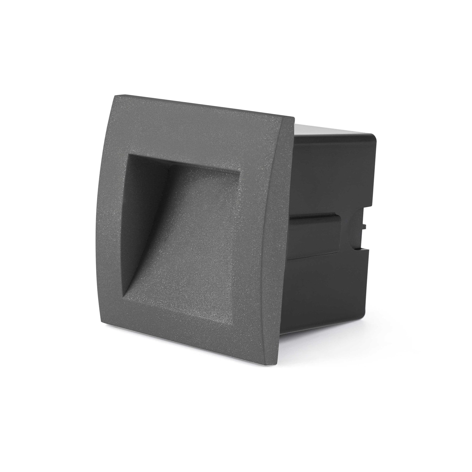 Faro Sedna 90 Square Recessed Lamp - Dark Grey