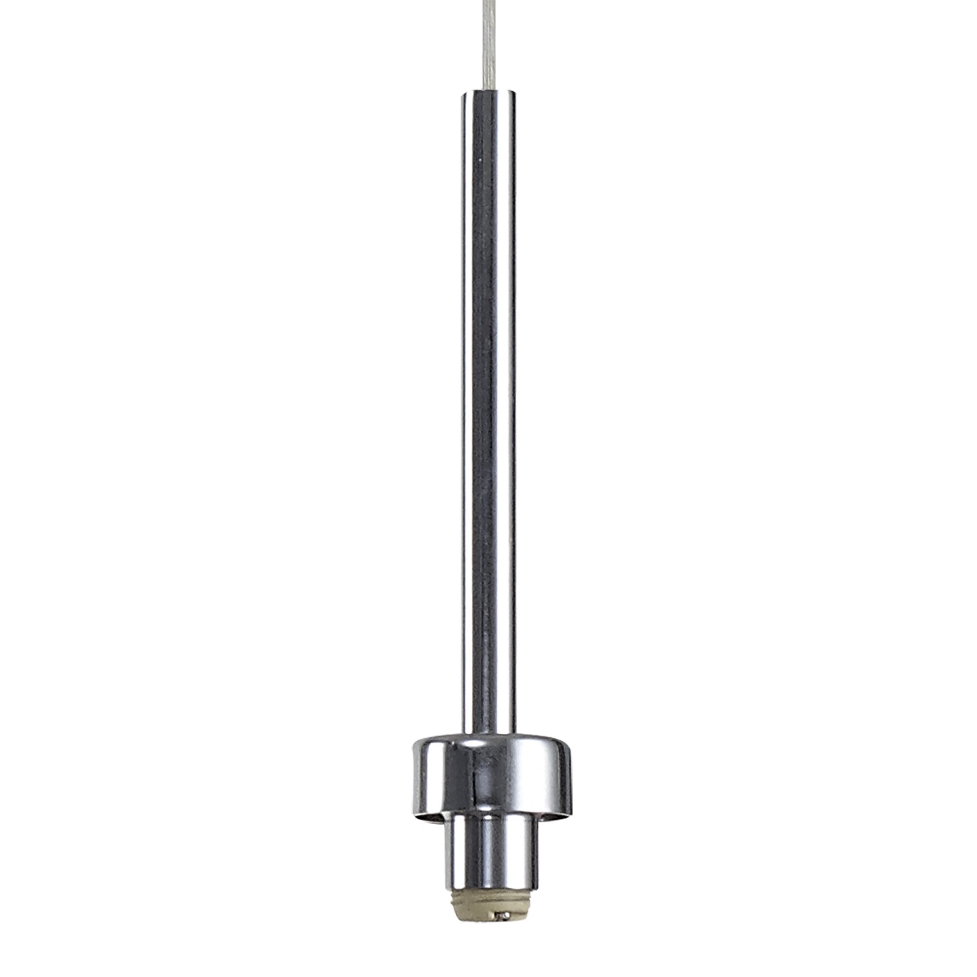 Fabula Tamworth 3 Light Linear Pendant - Mixed Cylinder Shades - Polished Chrome & Smoked Glass