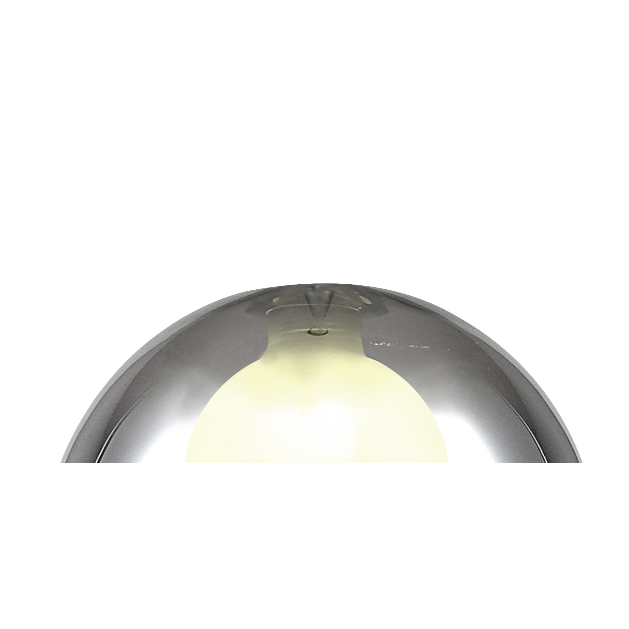Fabula Tamworth 3 Light Round Pendant - Round Shades with Inner Frosted Globes - Polished Chrome, Chrome & Frosted Glass