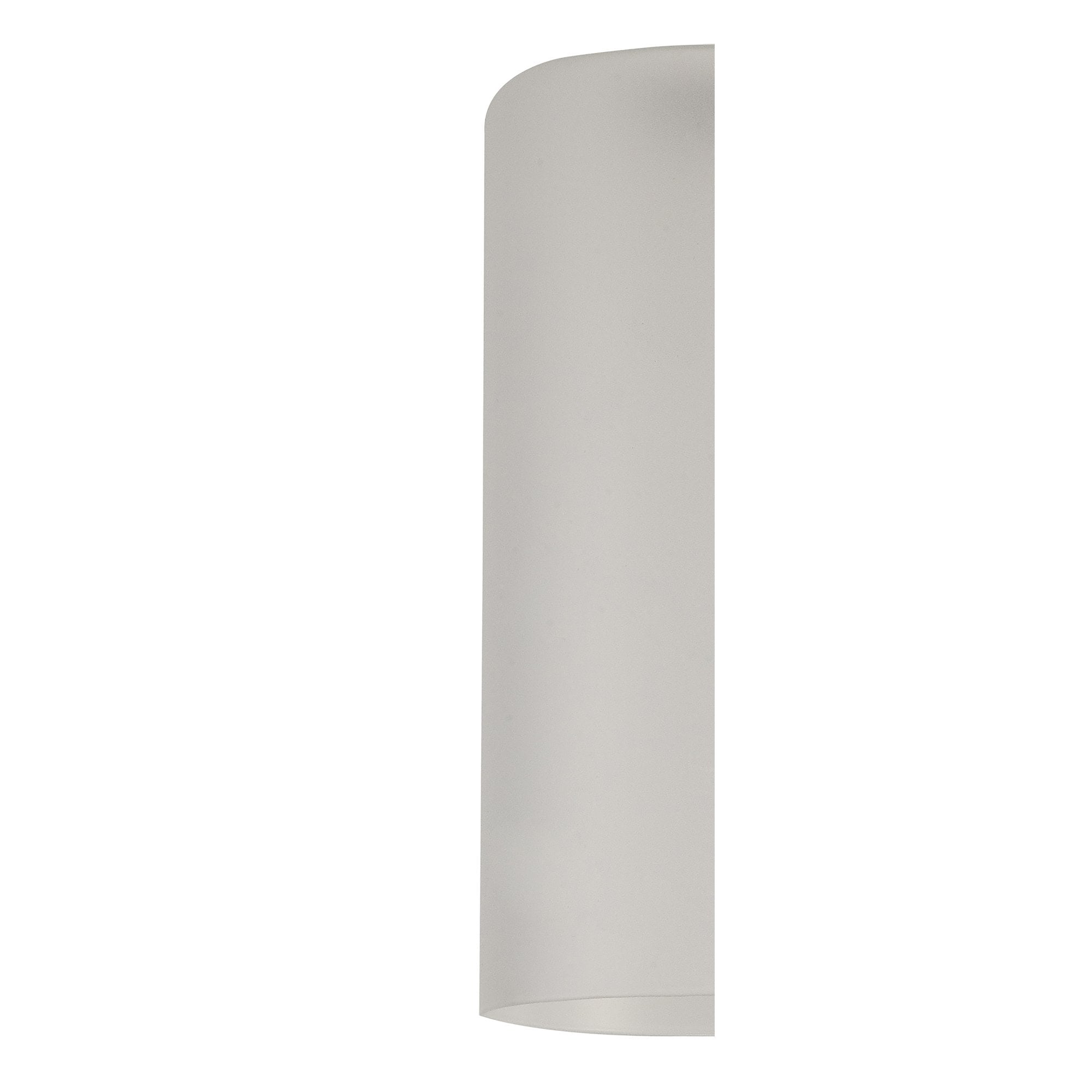 Fabula Tamworth 6 Light Linear Pendant - Tall Cylinder Shades - French Gold & Frosted Glass