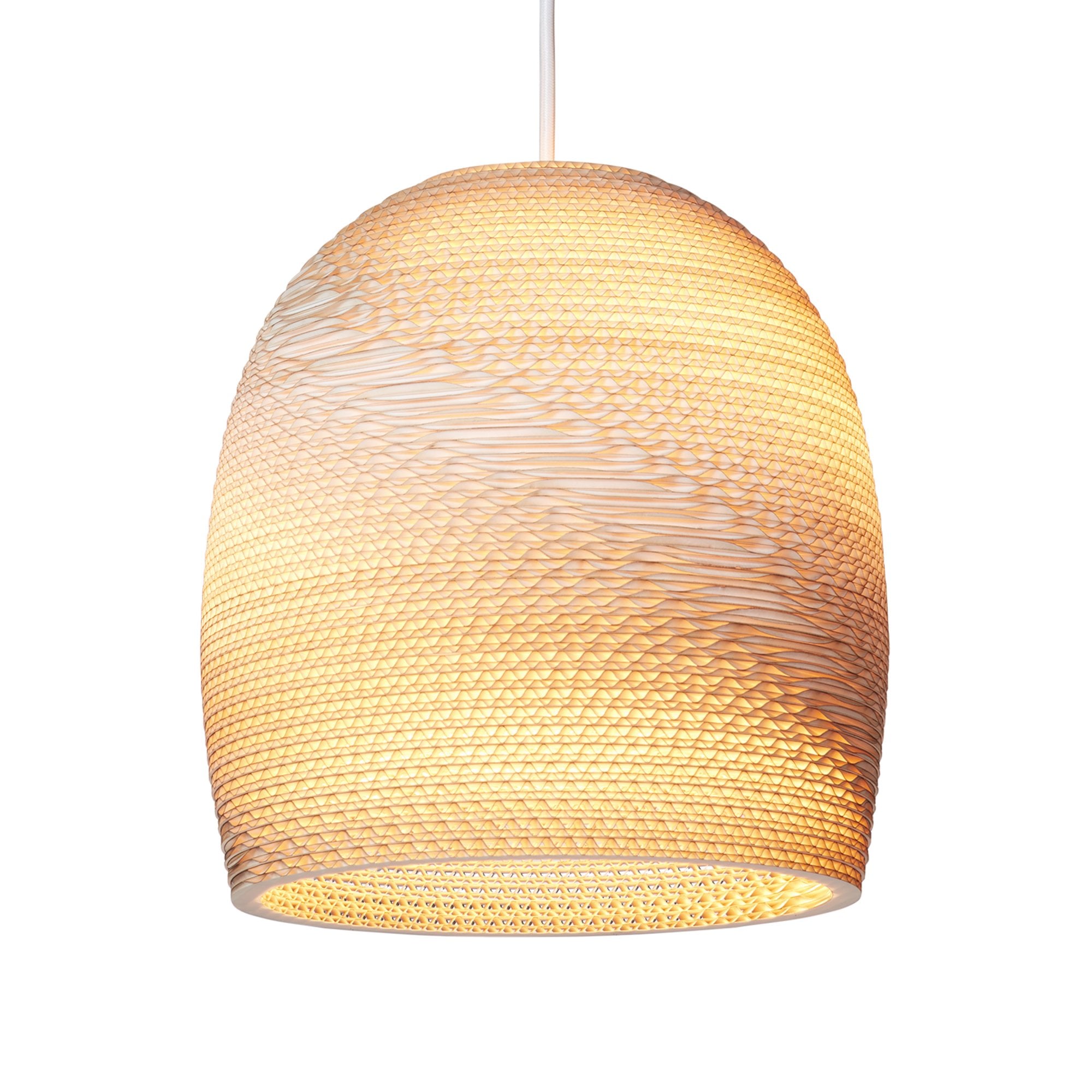 Graypants Scraplights Bell 10 Pendant - Blonde - 27cm Diameter