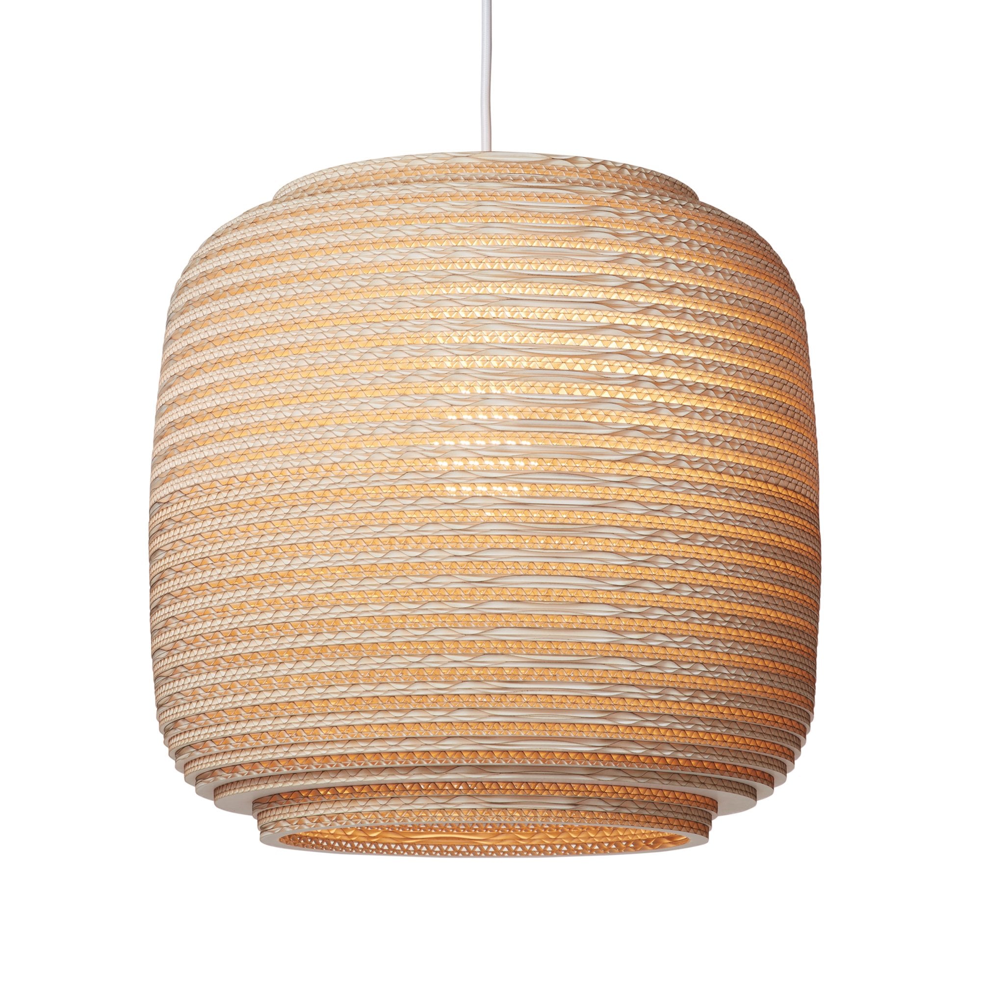 Graypants Scraplights Ausi 14 Pendant - Blonde - 39cm Diameter