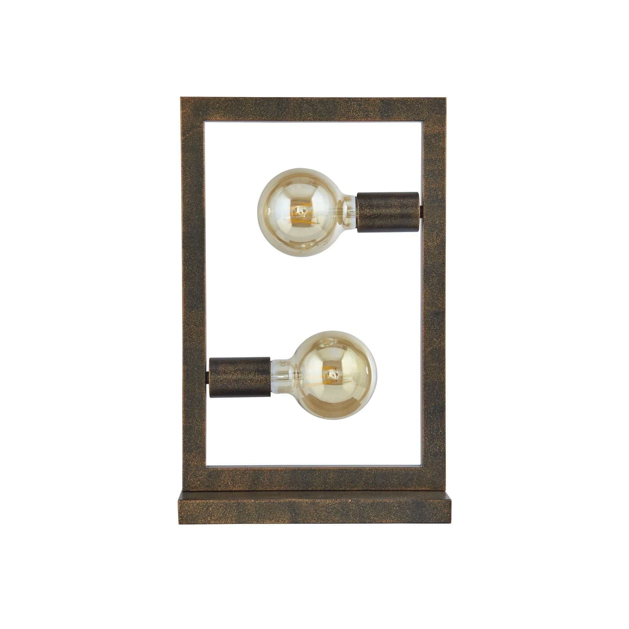 Searchlight Oakes 5 Light Floor Lamp - Rustic Brown Metal