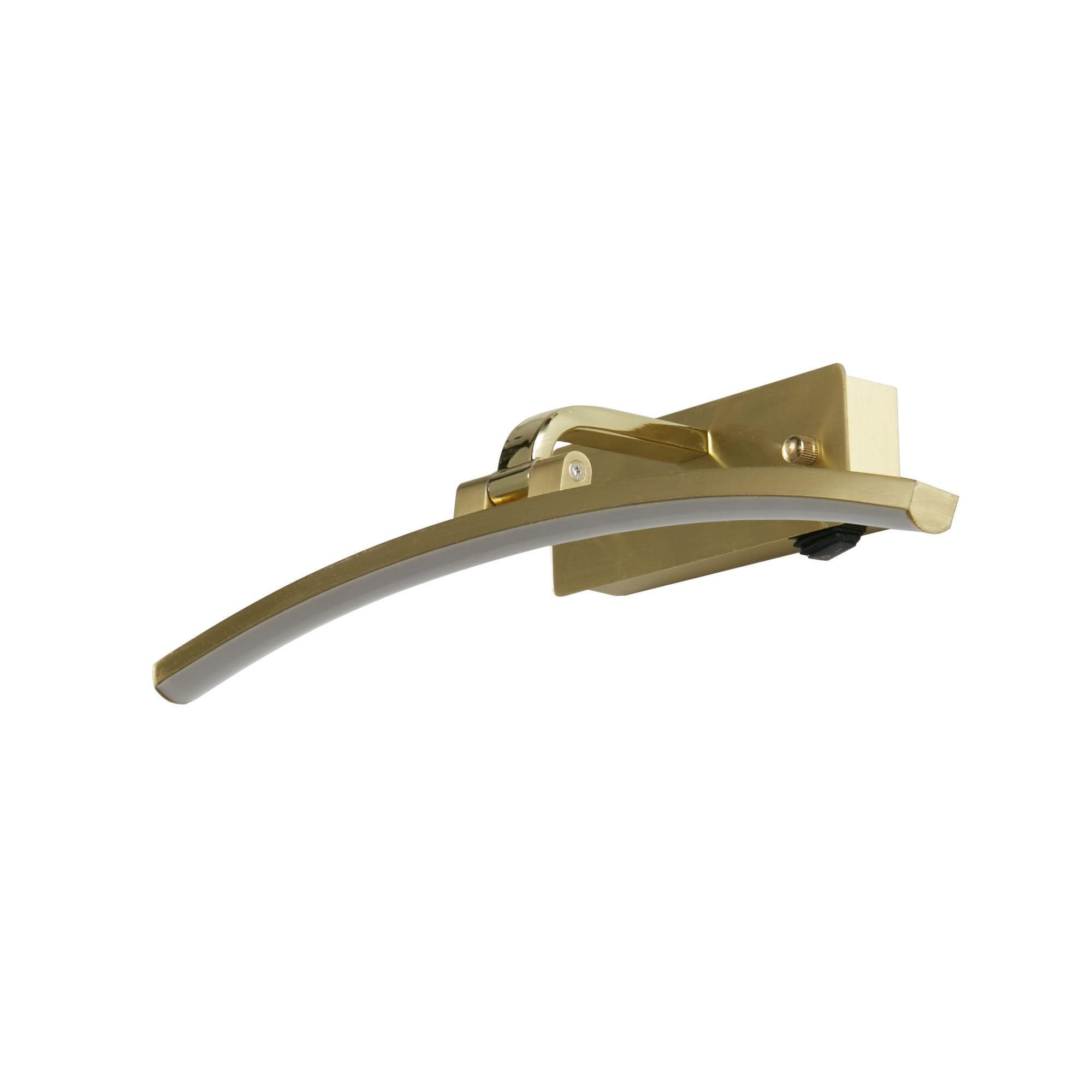 Searchlight Samuel 40cm Picture Light - Satin Brass & Polished Brass