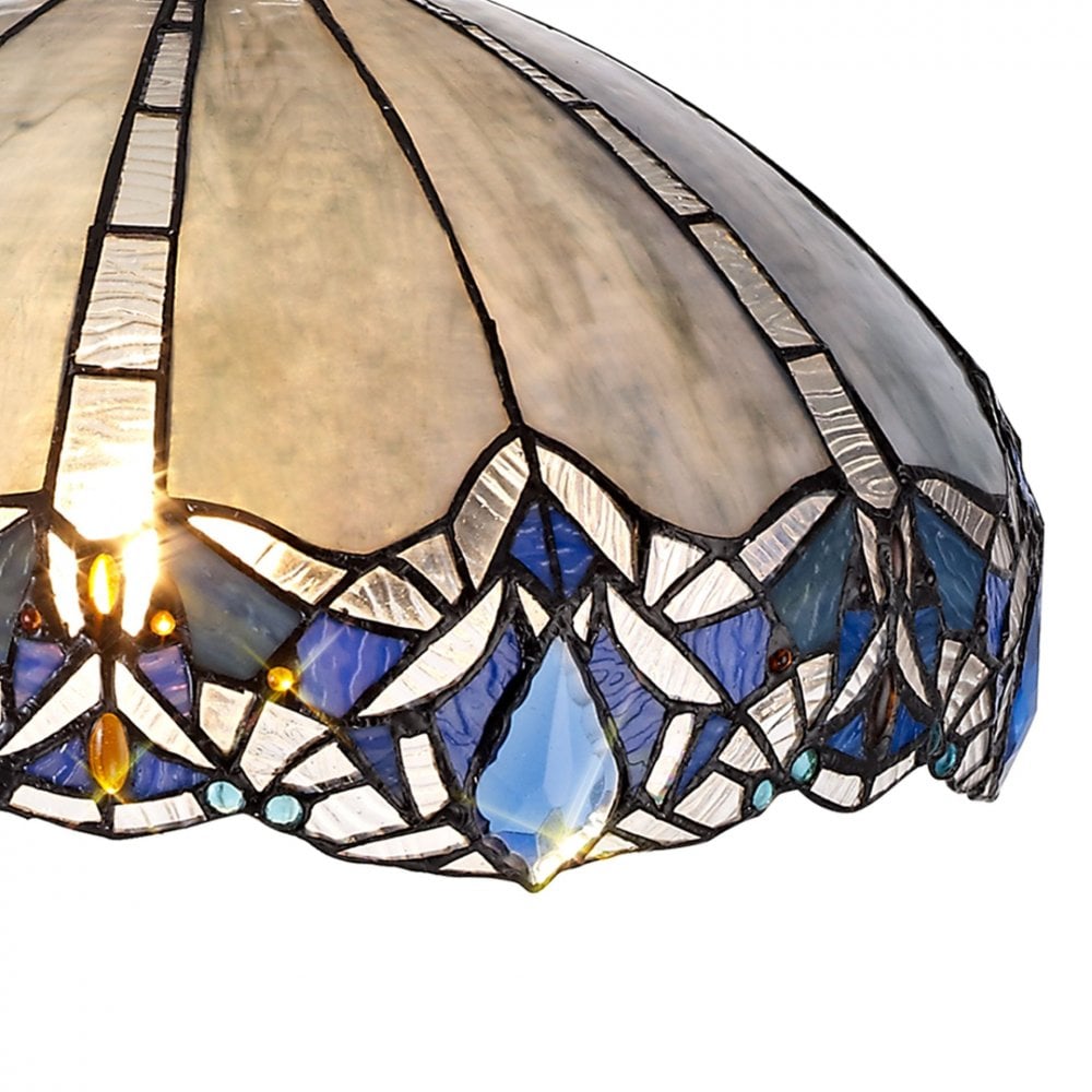 Fabula Newmans 40cm Tiffany Shade - Blue - Shade Only