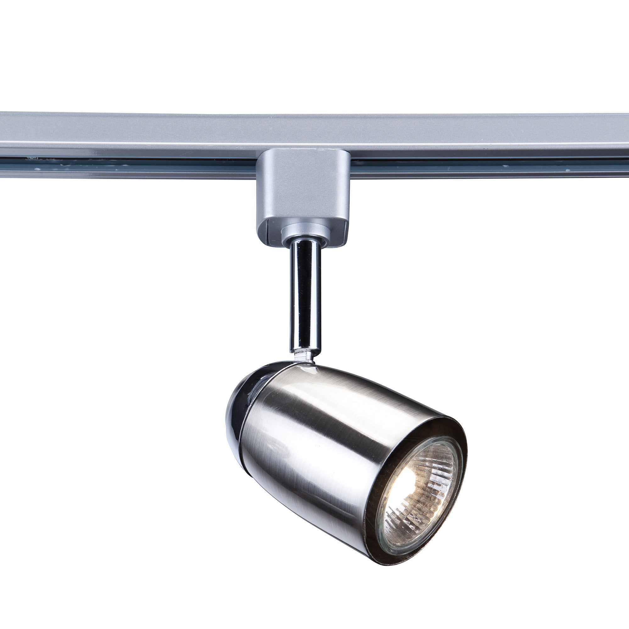 Searchlight Track & Spot Domed Head - Satin Silver