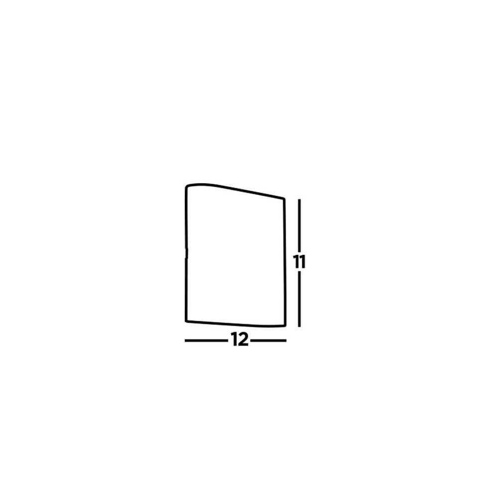 Searchlight Stanley Outdoor Wall Light - Grey & White Polycarbonate