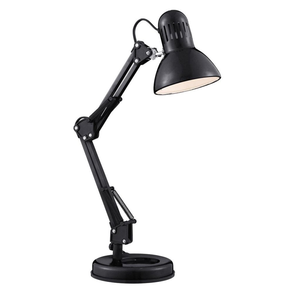 Searchlight Dane Desk Table Lamp - Black