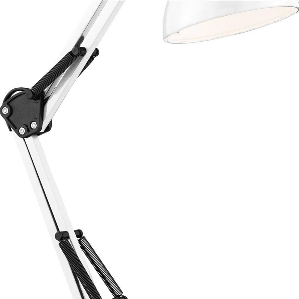 Searchlight Dane Desk Table Lamp - White