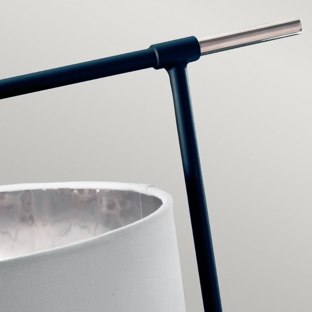 Elstead Balance 1 Light Table Lamp - Black & Polished Nickel