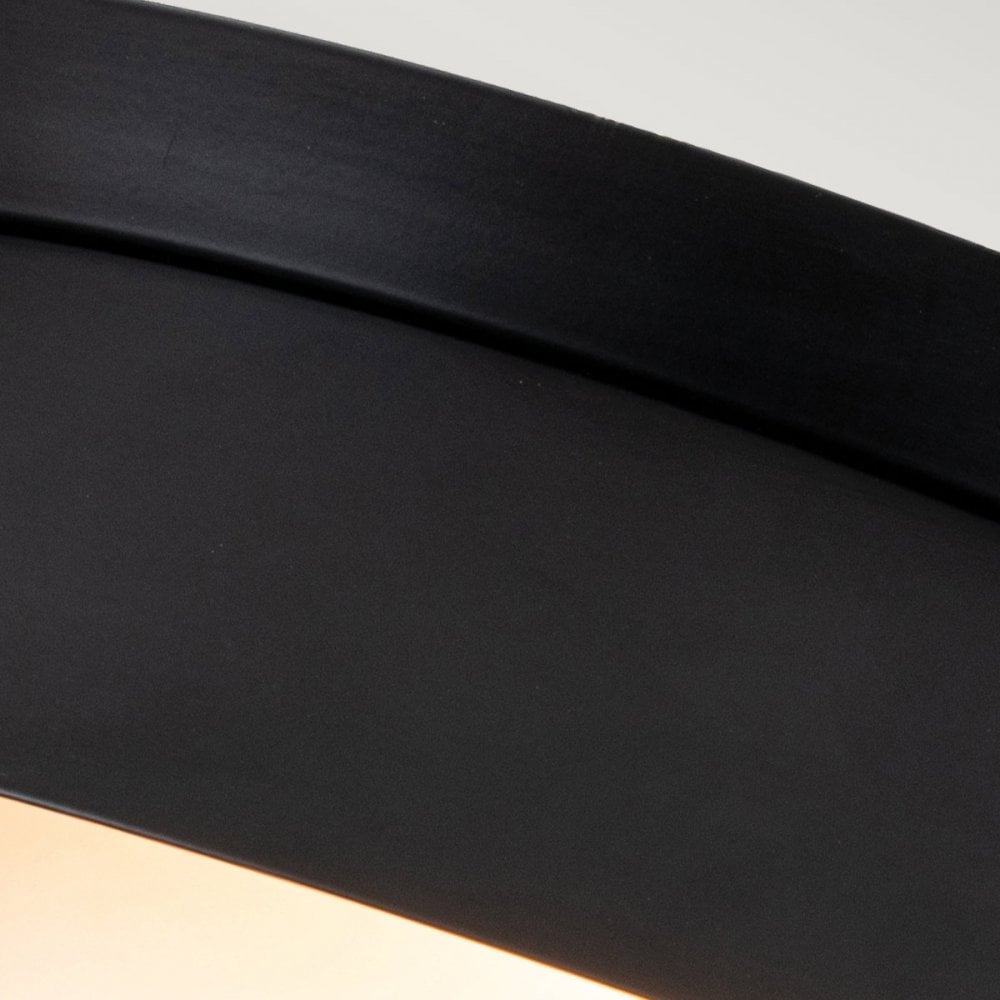 Elstead Bowtie 2 Light Flush Mount - Matte Black