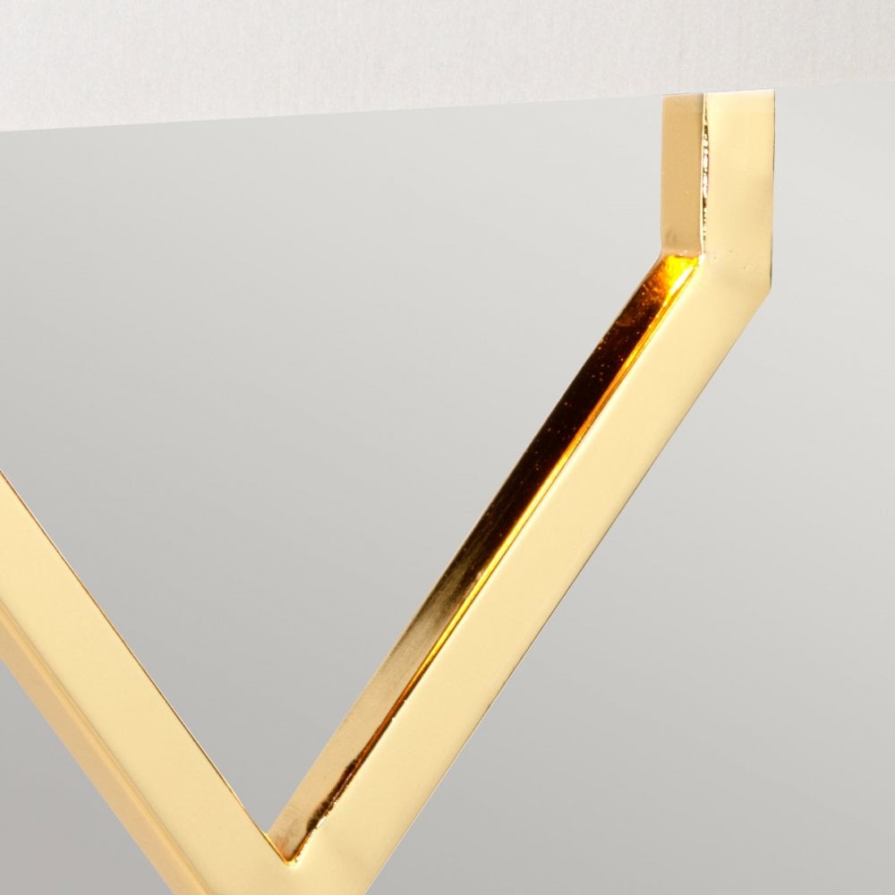 Elstead Cross Table Lamp - Polished Gold