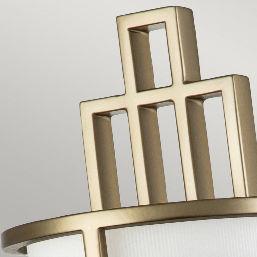 Feiss Fusion 1 Light Wall Light - Painted Natural Brass