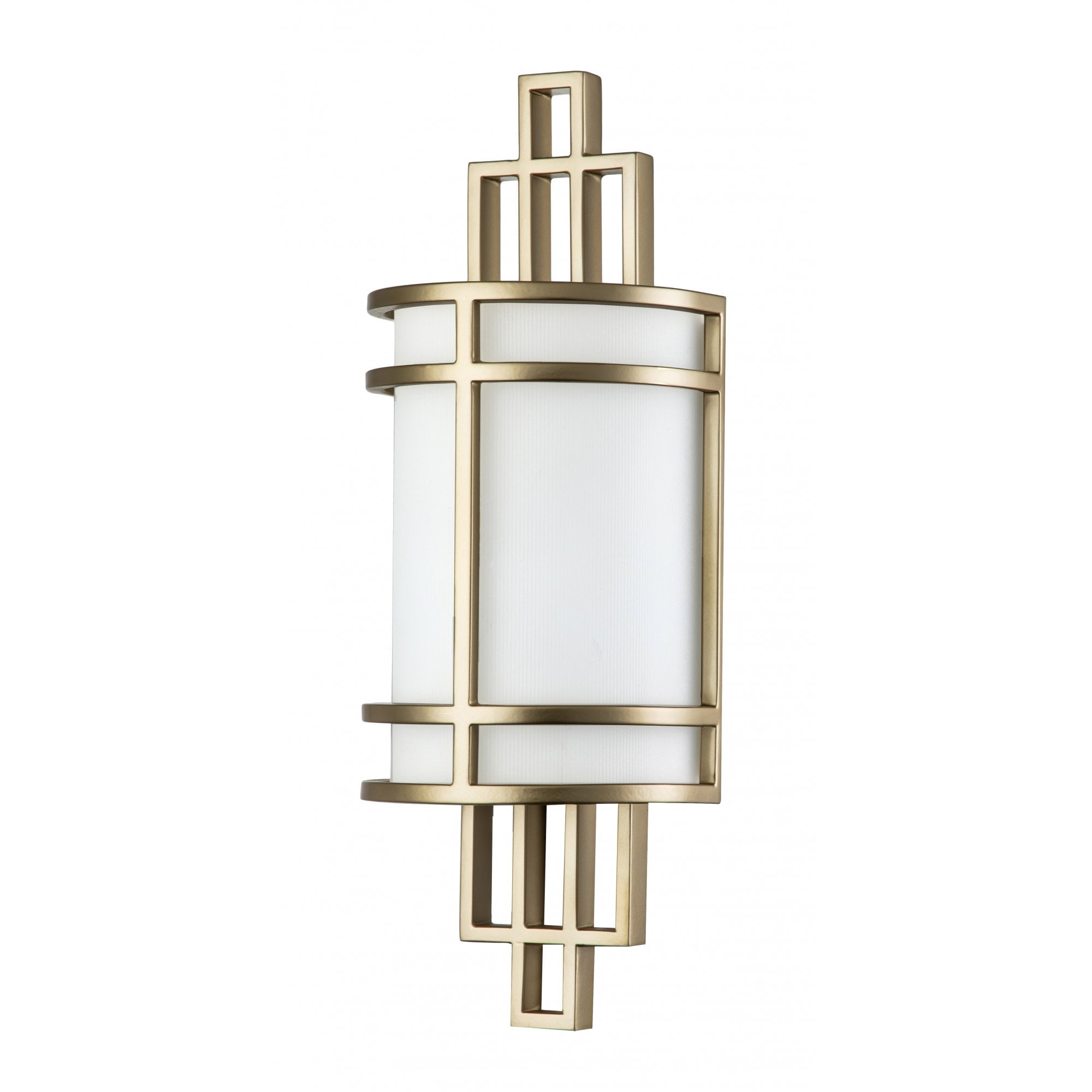 Feiss Fusion 1 Light Wall Light - Painted Natural Brass
