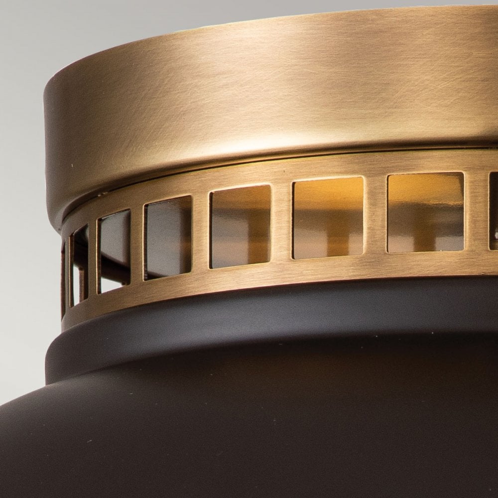 Hinkley Amelia 2 Light Flush Light - Buckeye Bronze