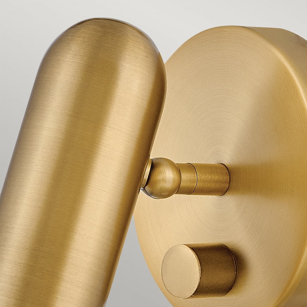 Hinkley Dax 1 Light Wall Light - Heritage Brass