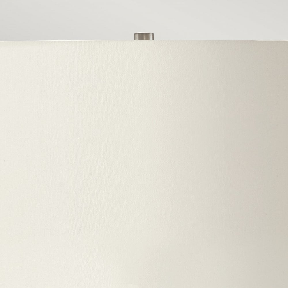 Elstead Ripple 1 Light Table Lamp - Black with White Shade