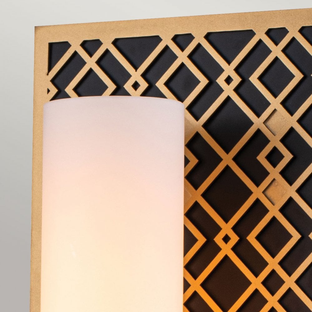 Elstead Ziggy 1 Light Wall Light - Lacquered Gold