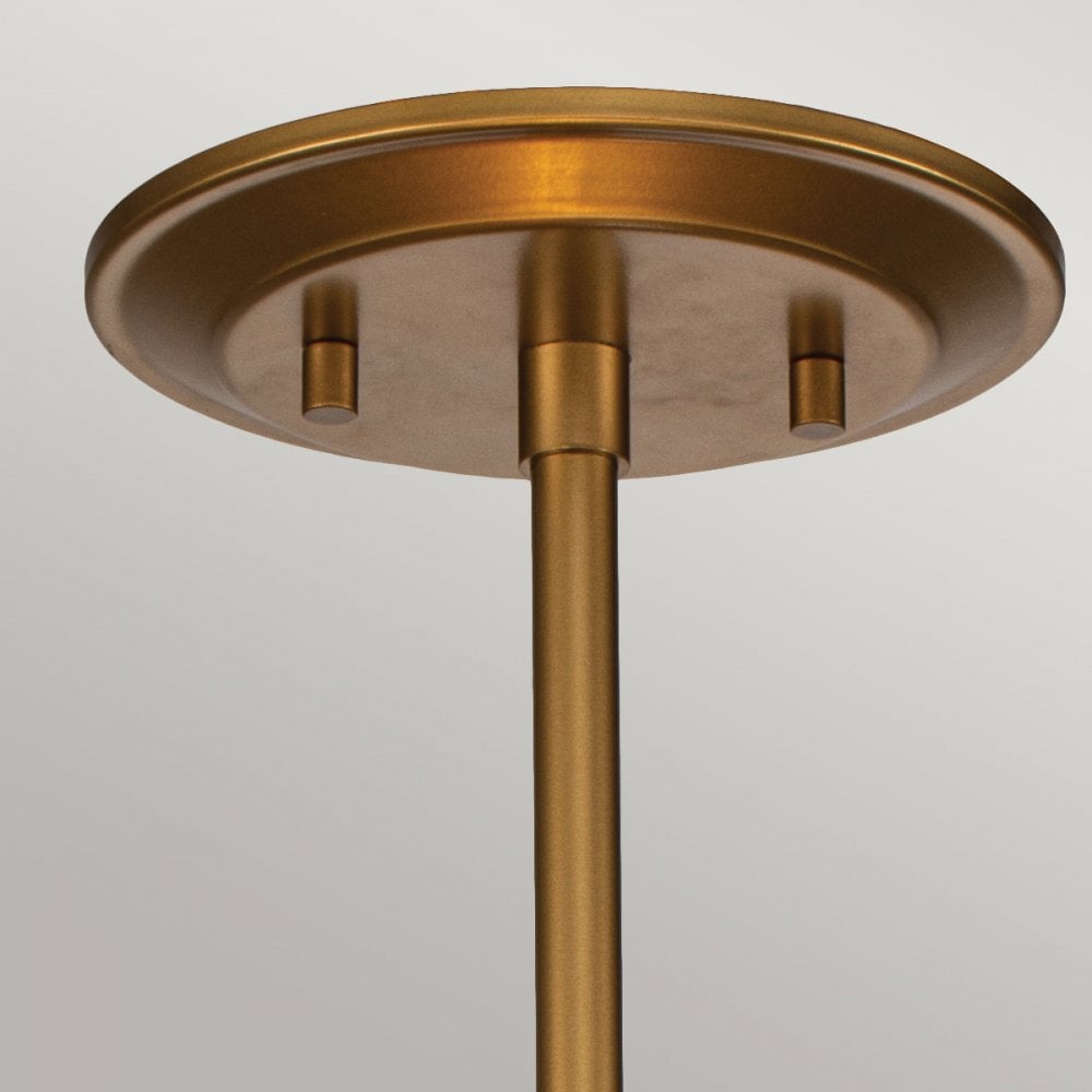 Elstead Ziggy 1 Light Small Pendant - Lacquered Gold